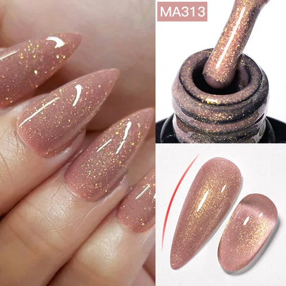 2 In 1 Nude Pink Rubber Base Gel Nail Polish Semi Permanent Self Leveling UV Construction Gel Varnish Soak off DIY Nail Supplies