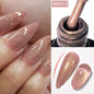 2 In 1 Nude Pink Rubber Base Gel Nail Polish Semi Permanent Self Leveling UV Construction Gel Varnish Soak off DIY Nail Supplies